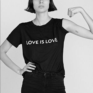 Prabal Gurung Love Is Love Crop Tee